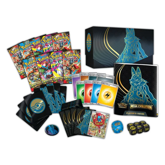 Pokémon JCC - Méga-Évolution - ETB ME01 Lucario Elite Trainer Box (9 Boosters) [FR]