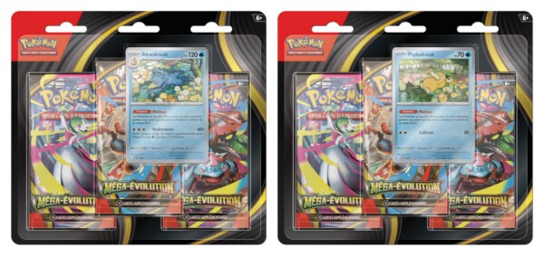 Pokémon JCC - Méga-Évolution - Tripack aléatoire (3 Boosters) [FR]