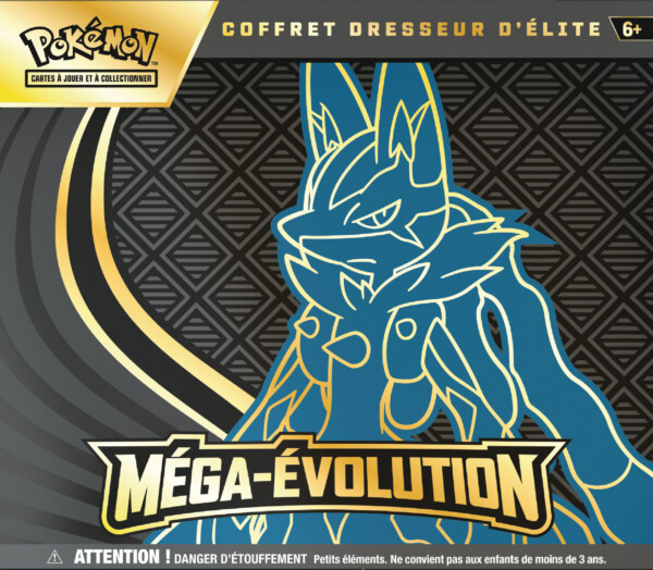 Pokémon JCC - Méga-Évolution - ETB ME01 Lucario Elite Trainer Box (9 Boosters) [FR]