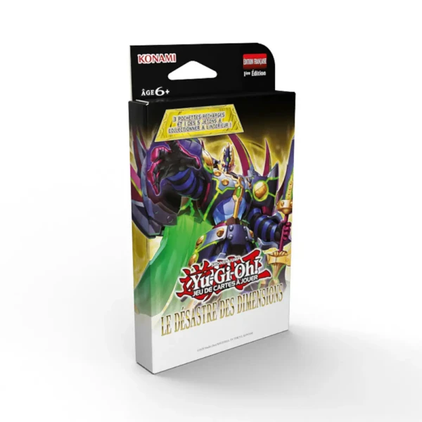 Yu-Gi-Oh! JCC - Pack de 3 Boosters Le Désastre des Dimensions (Blister cartonné) - Produit exclusif GSA-GSS - FR 1