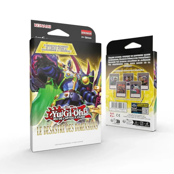 Yu-Gi-Oh! JCC - Pack de 3 Boosters Le Désastre des Dimensions (Blister cartonné) - Produit exclusif GSA-GSS - FR 2