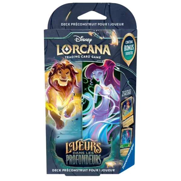 Lorcana - Deck préconstruit MegaraMufasa (1 Booster) [FR]