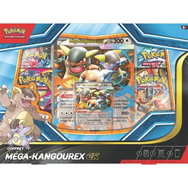 Pokémon JCC - Coffret Méga-Kangourex ex (4 Boosters) [FR] 5