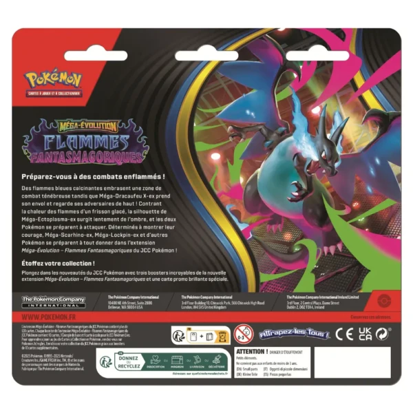Pokémon JCC - Flammes Fantasmagoriques - Tripack aléatoire (3 Boosters) [FR] 3