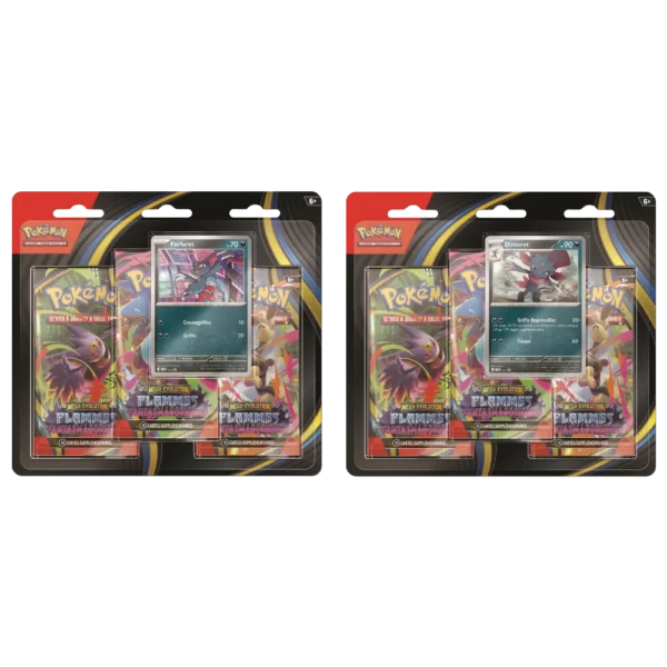 Pokémon JCC - Flammes Fantasmagoriques - Tripack aléatoire (3 Boosters) [FR] 4