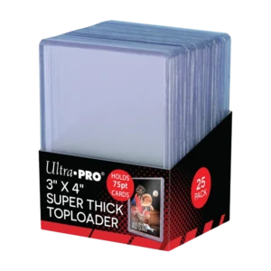 Ultra Pro - Toploader Transparent et Super épais (25)