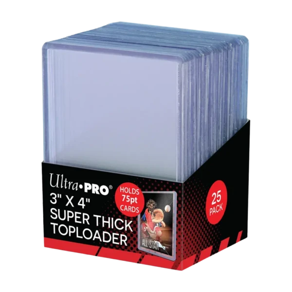 Ultra Pro - Toploader Transparent et Super épais (25)