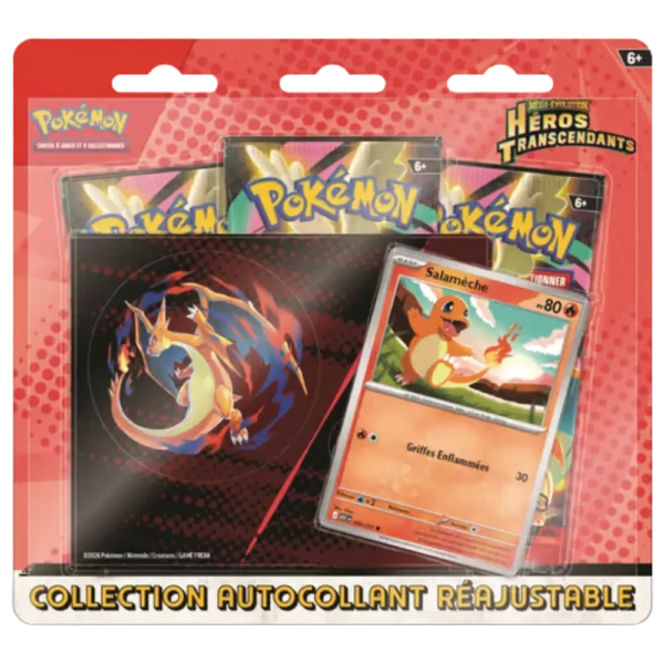 Pokémon JCC Collection autocollant réajustable Méga-Évolution - ME2.5 Héros Transcendants - FR