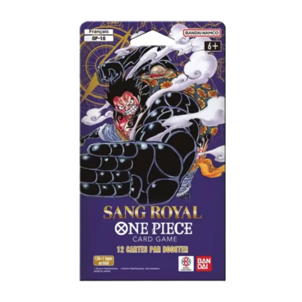 One Piece Card Game - Pack de Booster Blister OP-10 Sang Royal (1 Booster aléatoire) - FR