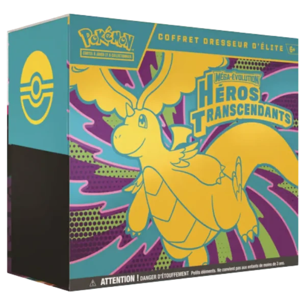 Pokémon JCC Coffret Dresseur d'Élite Méga-Évolution - ME2.5 Héros Transcendants - FR