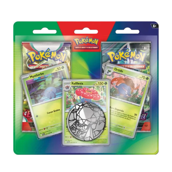 Pokémon JCC - Duopack 2 boosters - Mystherbe - Ortide - Rafflésia [FR]