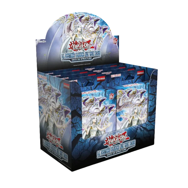 Yu-Gi-Oh! JCC - Display de Deck de Structure de réimpression La Destinée Blanche aux Yeux Bleus (8 Decks) - FR