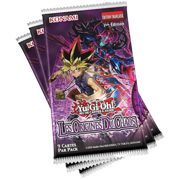 Yu-Gi-Oh! - Tripack Les Origines du Chaos (3 Boosters) [FR]